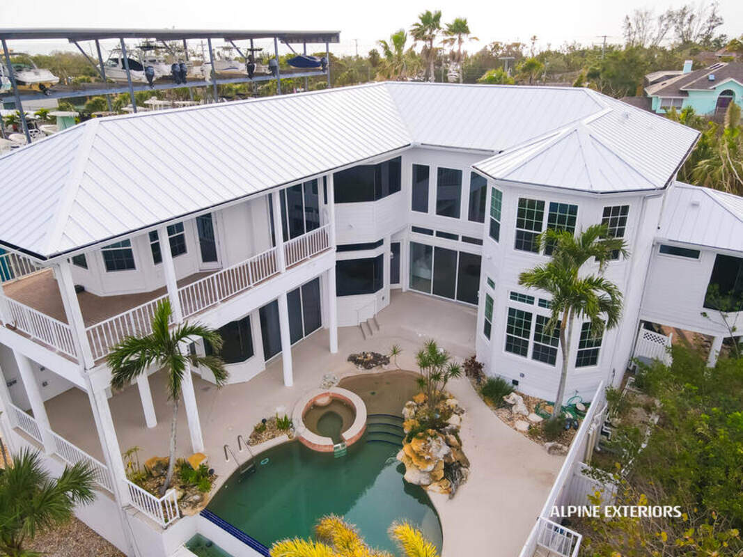Completed Whitfield Estates, FL siding replacement — full home re-clad